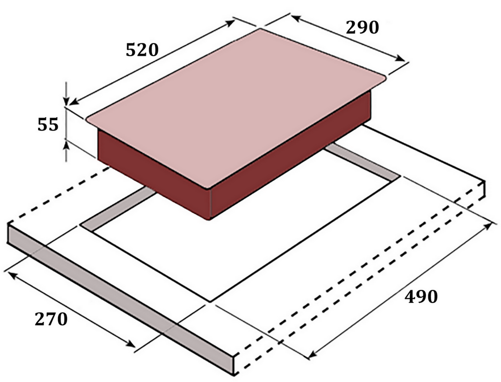 Domino Elektrinė Kaitlentė Günter & Hauer CER 321 schema Domino Elektrinė Kaitlentė Günter & Hauer CER 321 schema